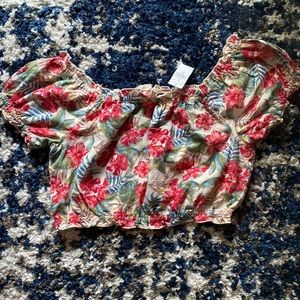 American Eagle tropical crop top